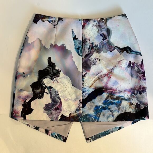 NWT Stylestalker Cats Eye Agate Print Mini Skirt Size Medium - Picture 7 of 9